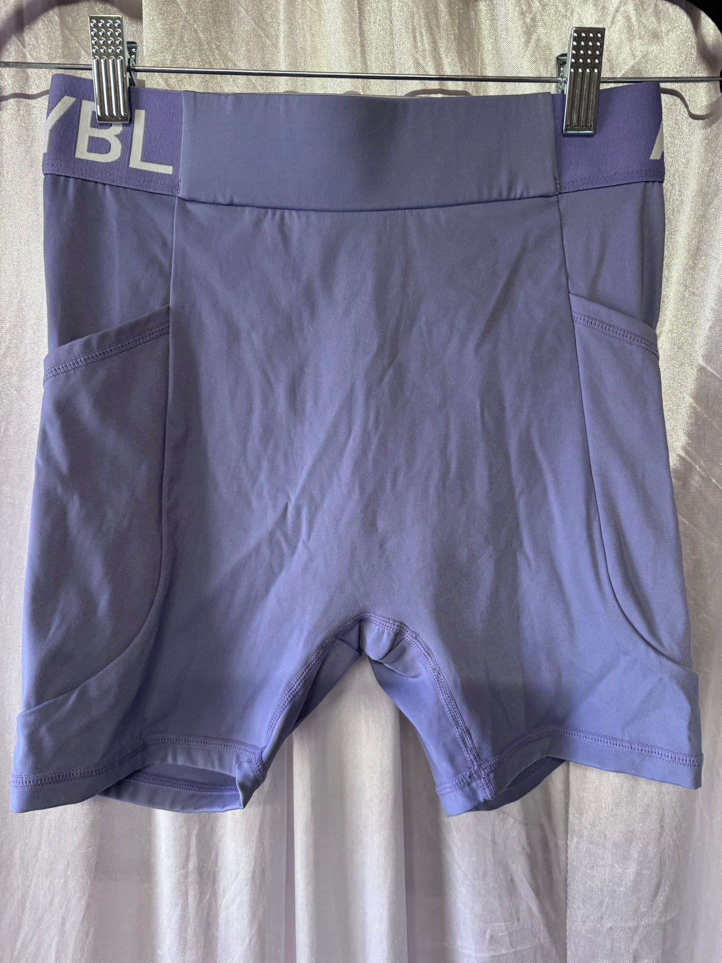 AYBL Purple/Lilac Cycling Gym Shorts – Size Small