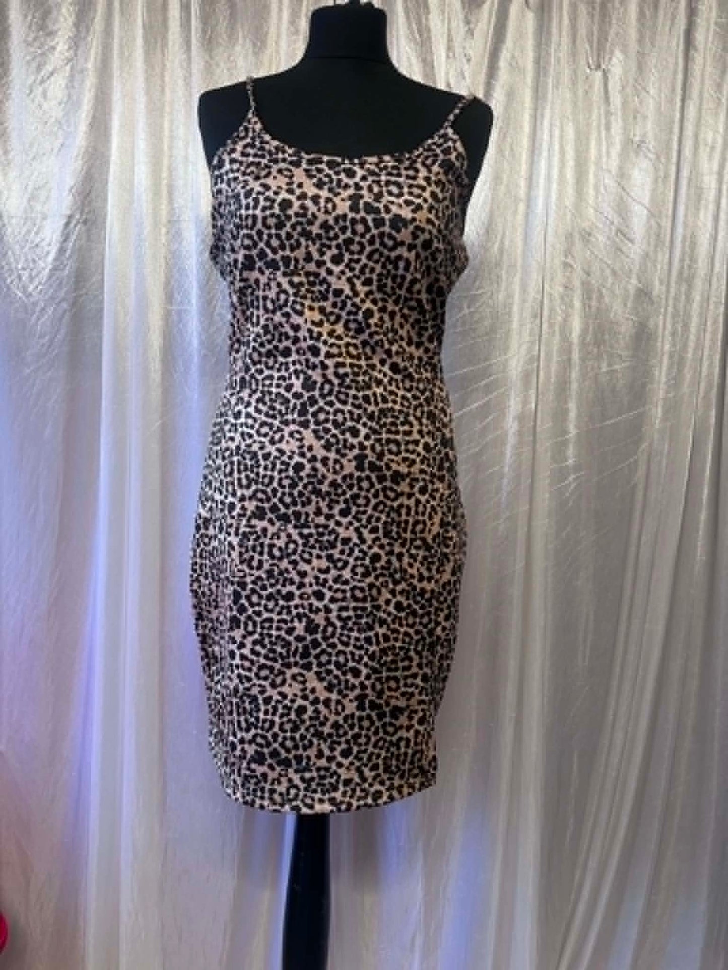 Wednesday’s Girl Leopard Print Cami Dress – Size Small