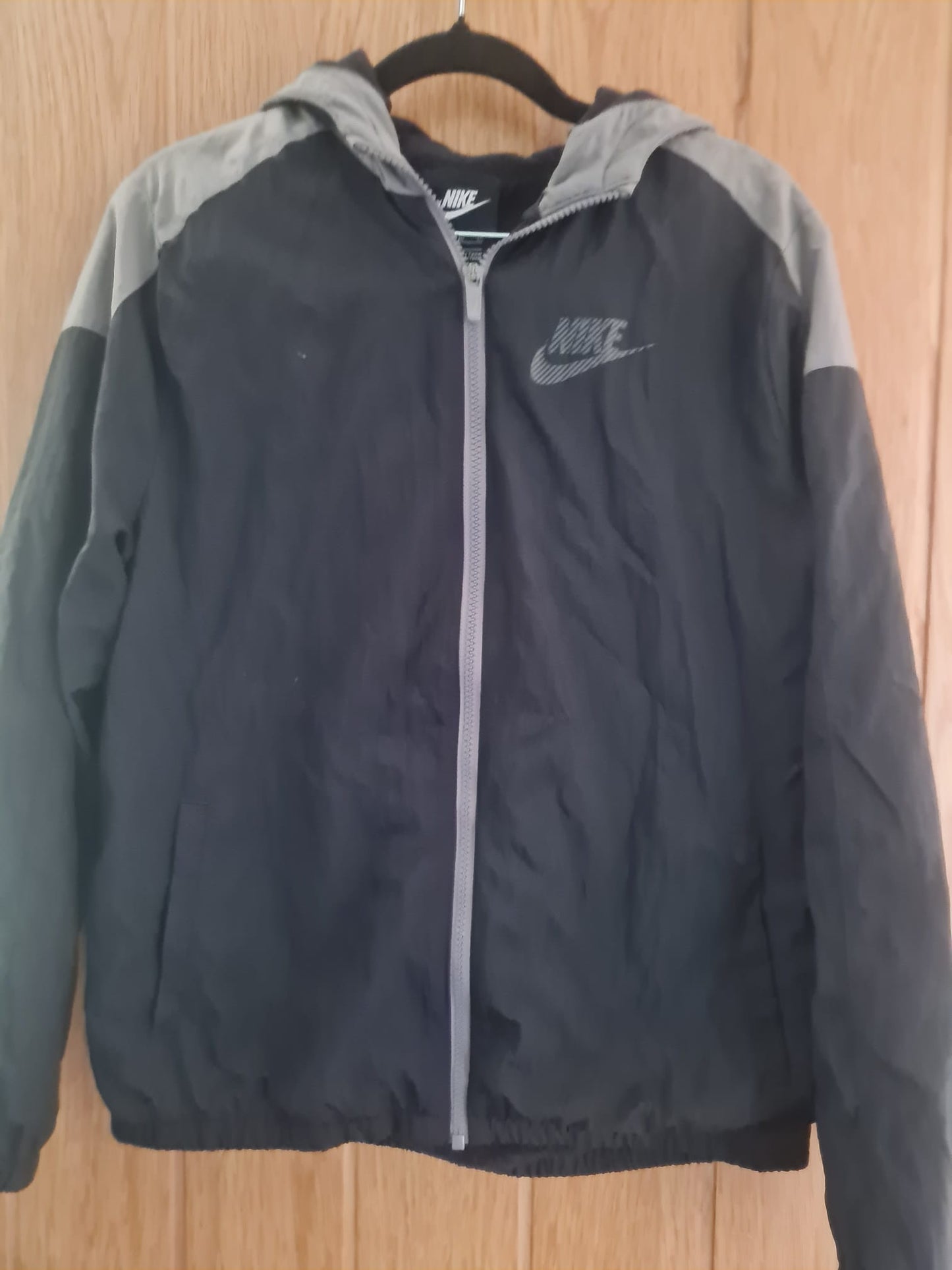 Nike Kids Black Grey hoodies jacket boys 13 years
